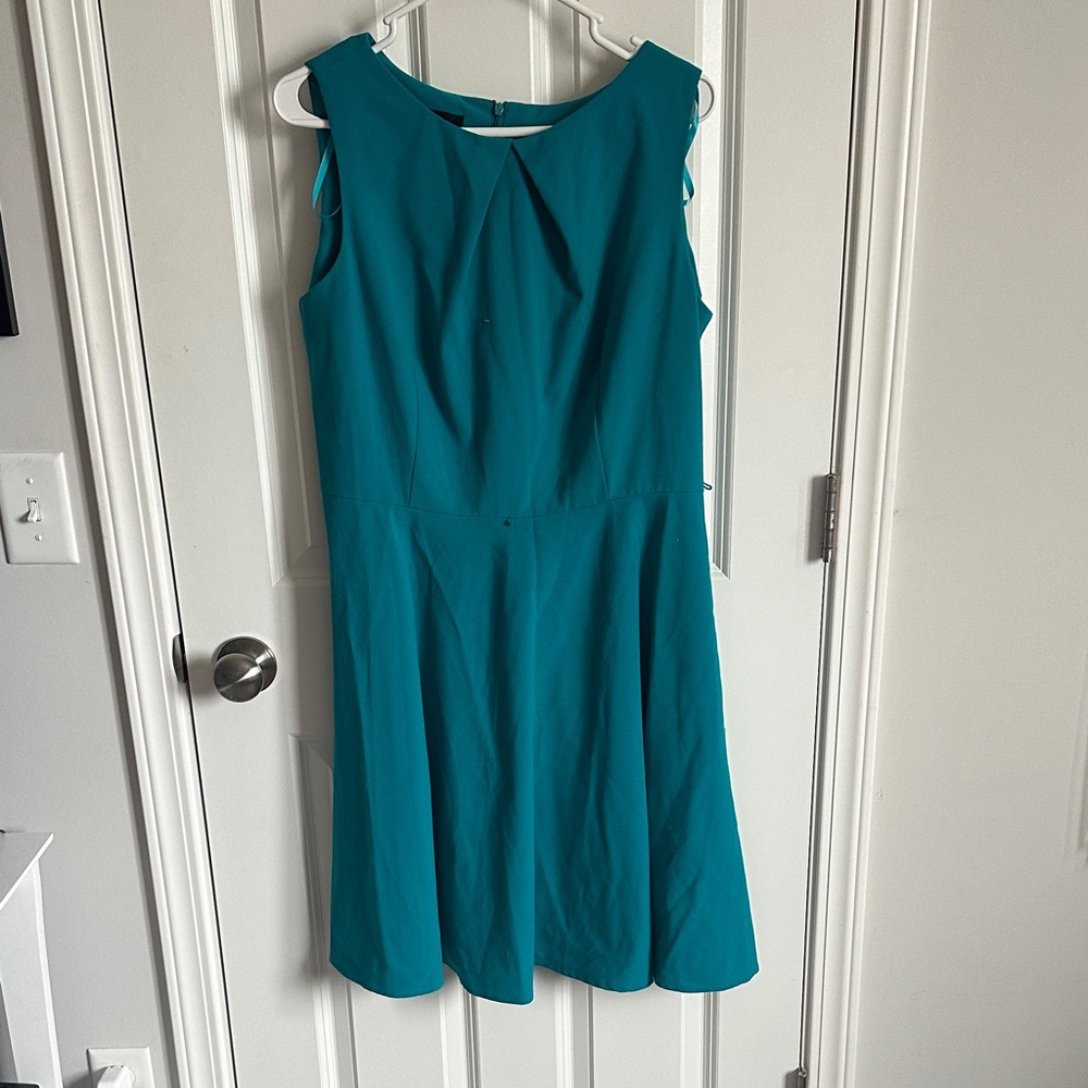 Teal Sleeveless Women's Dress